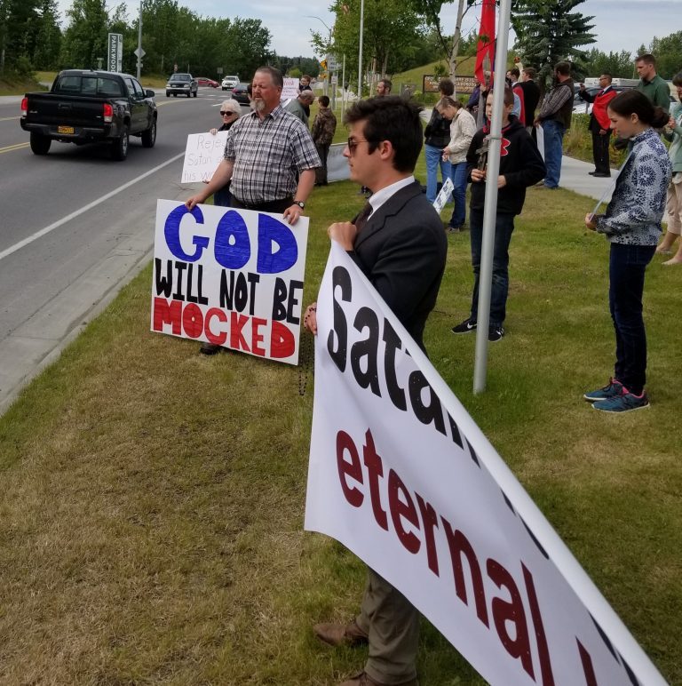 TFP protesting
