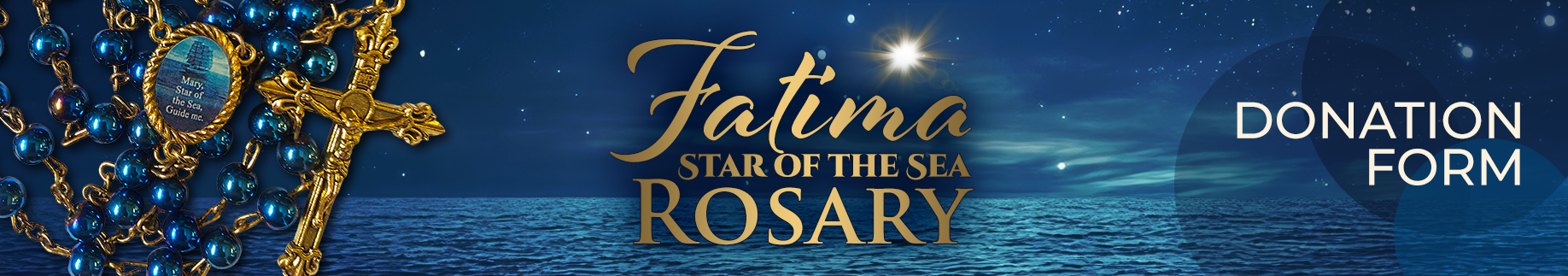 Star of the Sea Rosary Banner