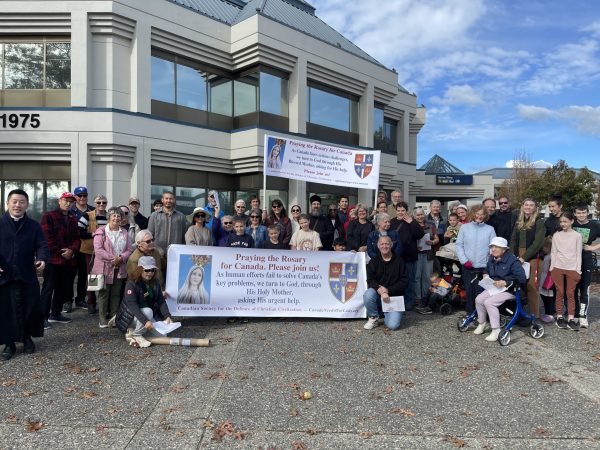 Rosary Rally in Chilliwack, British Columbia