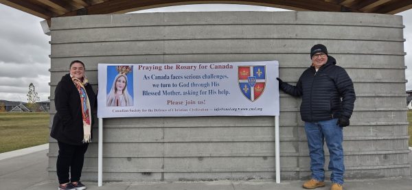 Rosary Rally in Calgary, Alberta