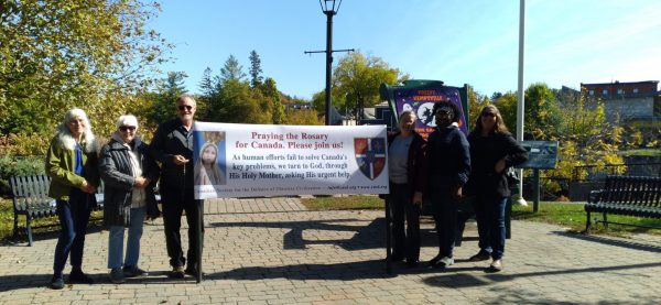 Rosary Rally in Kemptville, Ontario