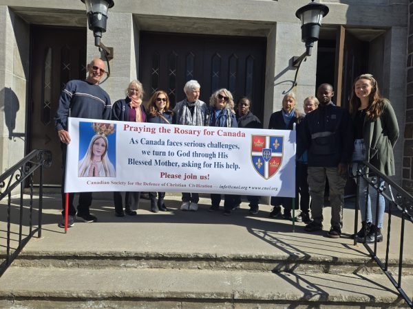 Rosary Rally in Gatineau, Quebec