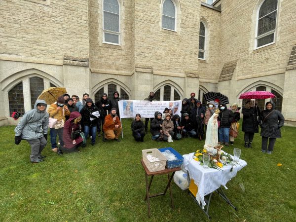 Rosary Rally in Edmonton, Alberta