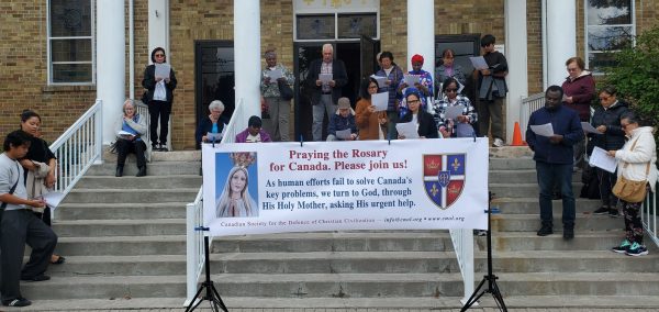 Rosary Rally in Toronto, Ontario