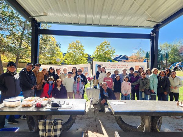 Rosary Rally in Parksville, British Columbia