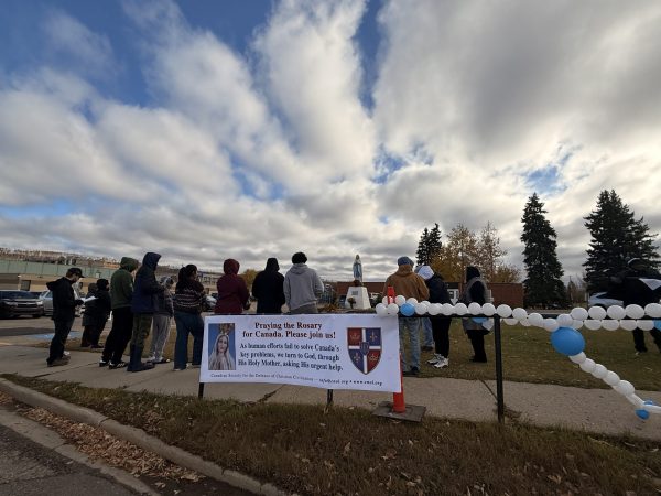 Rosary Rally in Fort Mcmurray, Alberta