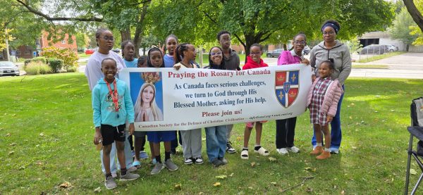 Rosary Rally in London, Ontario
