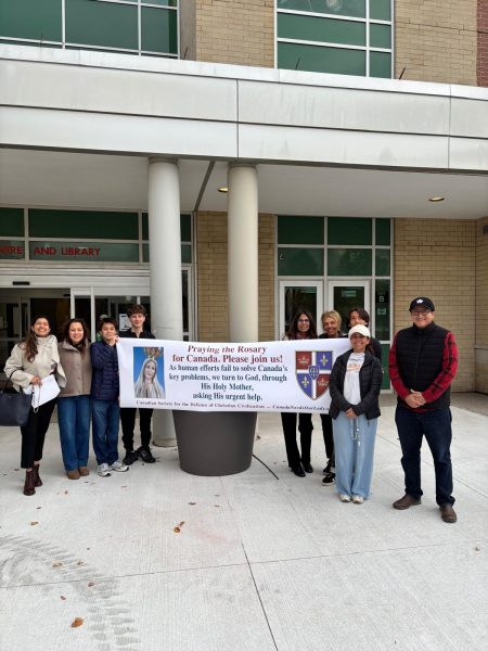 Rosary Rally in Mississauga, Ontario