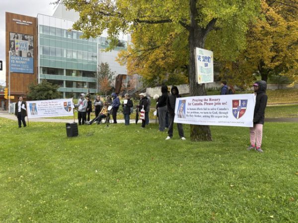 Rosary Rally in Kamloops, British Columbia