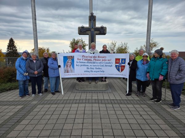 Rosary Rally in Terrace Bay, Ontario
