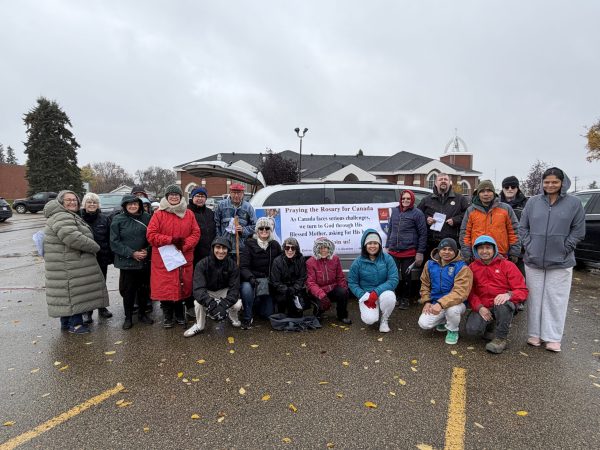 Rosary Rally in Wetaskiwin, Alberta