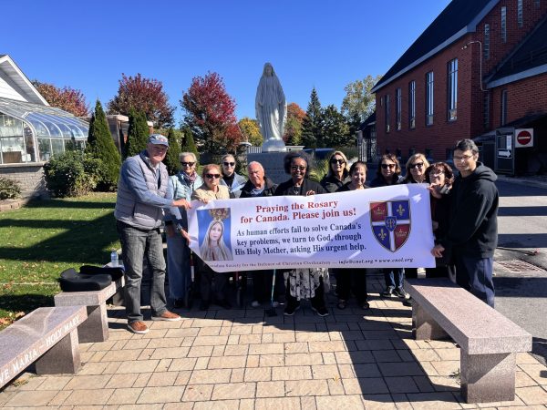 Rosary Rally in Ottawa, Ontario