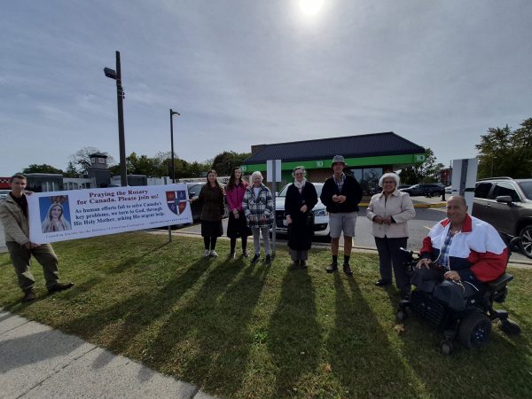 Rosary Rally in Niagara Falls, Ontario