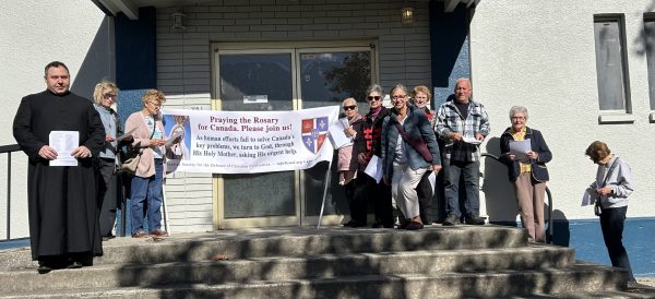 Rosary Rally in Burnaby, British Columbia