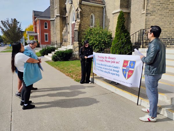 Rosary Rally in Brantford, Ontario