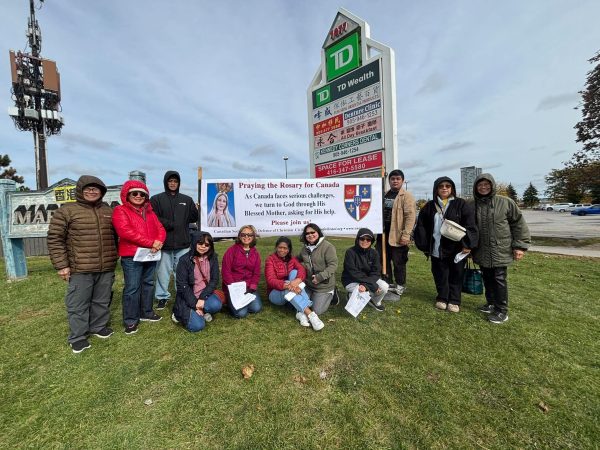 Rosary Rally in Markham, Ontario