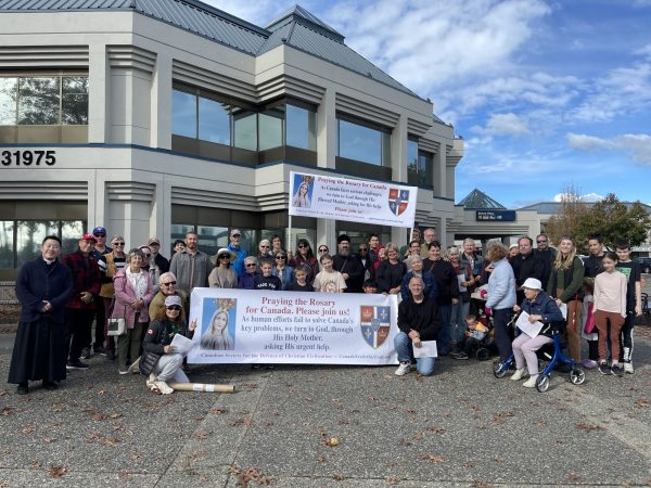 Rosary Rally in Chilliwack, British Columbia