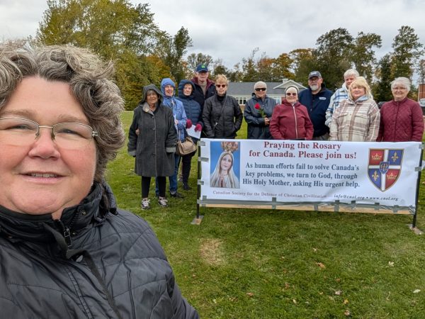 Rosary Rally in Vernon River, Prince Edward Island