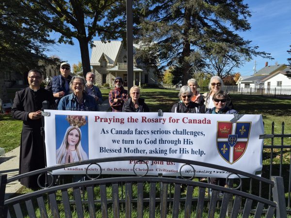 Rosary Rally in Almonte, Ontario