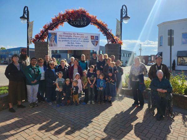 Rosary Rally in Dryden, Ontario