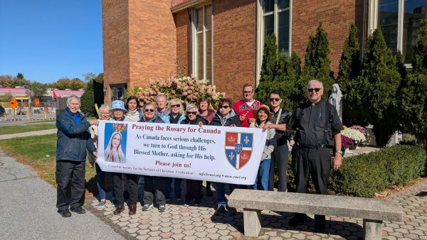 Rosary Rally in Ottawa, Ontario