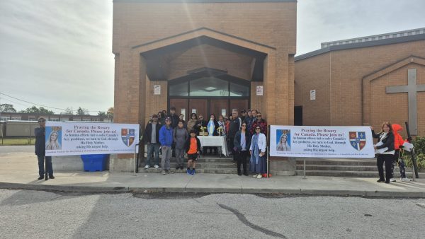 Rosary Rally in Scarborough, Ontario