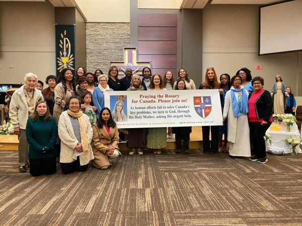 Rosary Rally in Calgary, Alberta