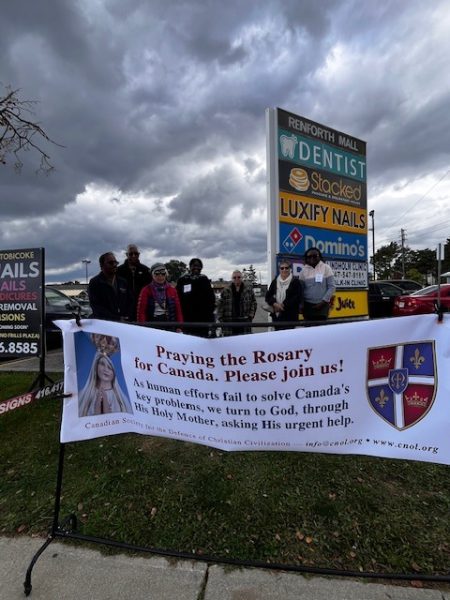 Rosary Rally in Toronto, Ontario