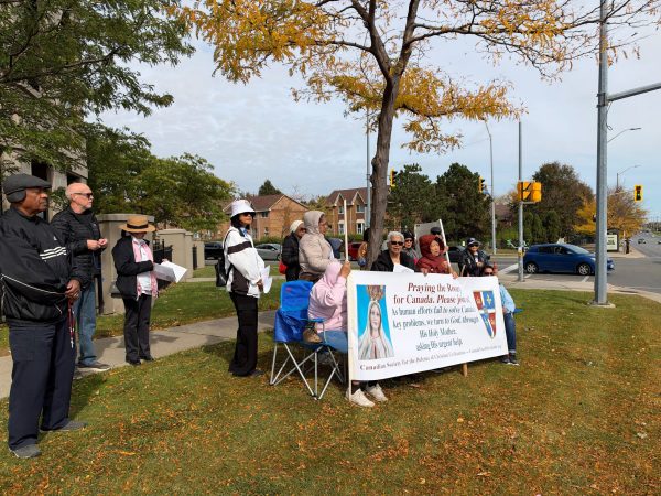 Rosary Rally in Mississauga, Ontario