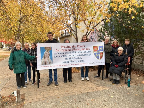 Rosary Rally in Scarborough, Ontario