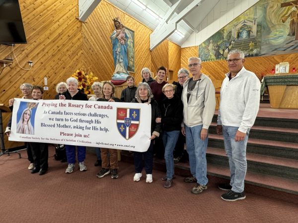 Rosary Rally in Wakaw, Saskatchewan